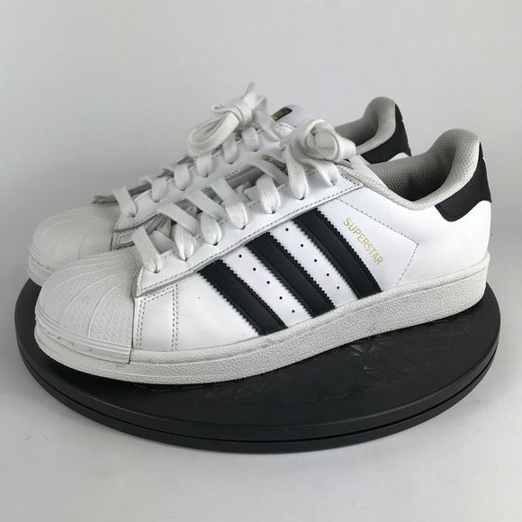 Adidas Shoes - Adidas Superstar White/Black Leather Athletic Shoes C77153 Women’s Size 8.5